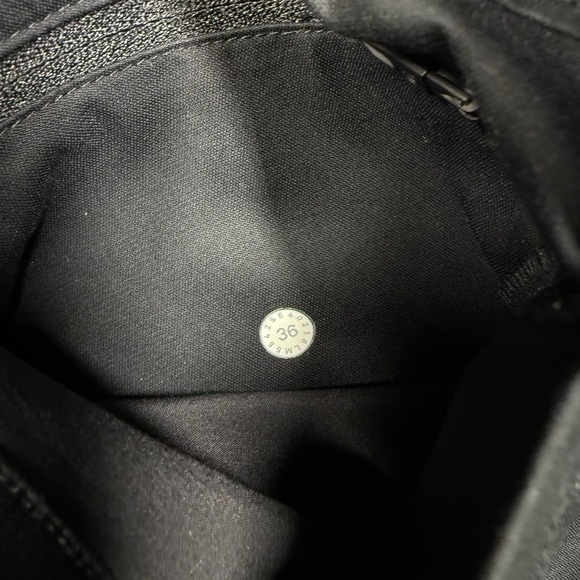 Lululemon ABC Cotton Straight Slim Black Pant Men Size 36 - Picture 7 of 7